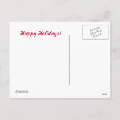 Gingerbrot House Postcard Feiertagspostkarte (Rückseite)