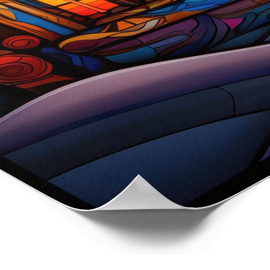 Gingerbrot House Poster (Ecke)