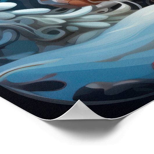 Gingerbrot House Poster (Ecke)