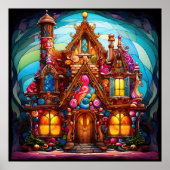 Gingerbrot House Poster (Vorne)