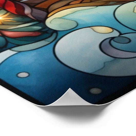 Gingerbrot House Poster (Ecke)