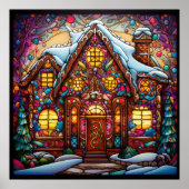 Gingerbrot House Poster (Vorne)