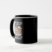 Gingerbrot House Project Manager Funny Christmas Tasse (Vorderseite Links)