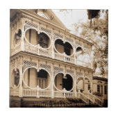 Gingerbrot House - Savannah, GA Fliese (Vorderseite)