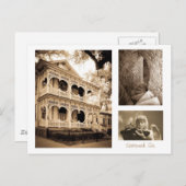Gingerbrot House - Savannah, GA Postkarte (Vorne/Hinten)