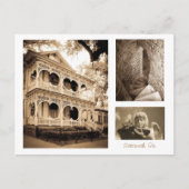 Gingerbrot House - Savannah, GA Postkarte (Vorderseite)