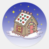 Gingerbrot House Stickers (Vorderseite)