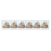 Gingerbrot House Weihnachtsfeiertag Finalteilnehme Mittelgroßer Tischläufer (Horizontal)