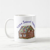 Gingerbrot House Zuhause Sweet Zuhause Weihnachten Kaffeetasse (Links)