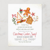 Gingerbrot Kariertes Weihnachtskochsaldo (Vorderseite)