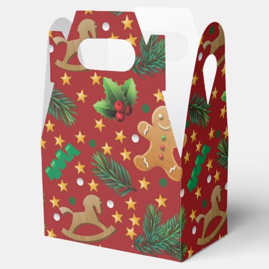 Gingerbrot-Keks Holiday Gable Gevor Box Geschenkschachtel (Geöffnet)