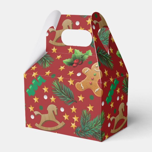 Gingerbrot-Keks Holiday Gable Gevor Box Geschenkschachtel (Vorderseite)