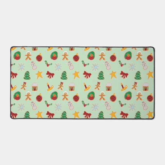 Gingerbrot Keksbecher Schreibtischunterlage (Vorderseite)