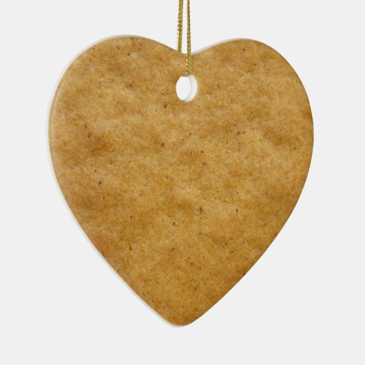 Gingerbrot-Kekse-Herzform - Zimt Keramikornament (Rechts)