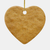 Gingerbrot-Kekse-Herzform - Zimt Keramikornament (Hinten)