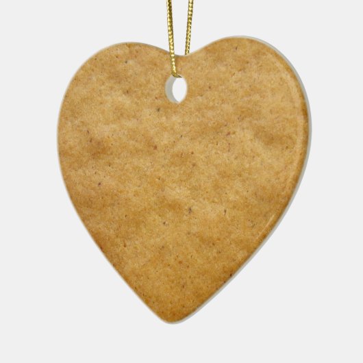 Gingerbrot-Kekse-Herzform - Zimt Keramikornament (Links)