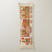 Gingerbrot-Kekse Seitenschläferkissen (Vorderseite Vertikal)