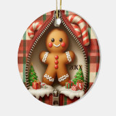 Gingerbrot Keramik Ornament (Links)