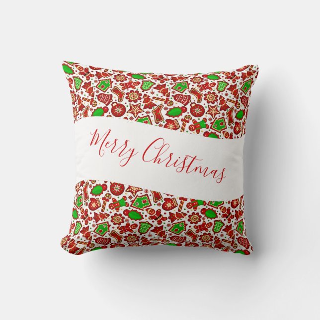 Gingerbrot Kissen (Vorderseite)