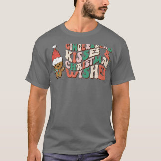 Gingerbrot kisses Weihnachtswünsche T-Shirt