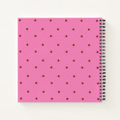 Gingerbrot Kitchen Rezept Notebook Notizblock (Rückseite)