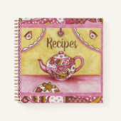 Gingerbrot Kitchen Rezept Notebook Notizblock (Vorderseite)