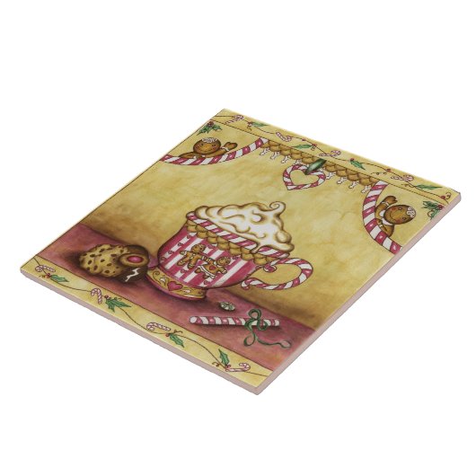 Gingerbrot Kitchen Trivet Tile Fliese (Seite)