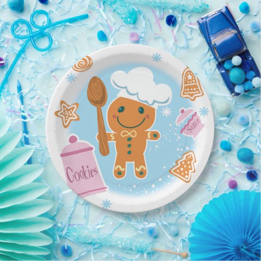 Gingerbrot Koch Paper Teller (Party)