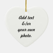 Gingerbrot-Krümelkutter Keramik Ornament (Hinten)