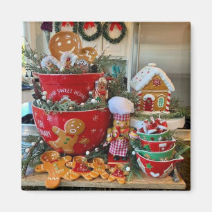 Gingerbrot Küche Magnet