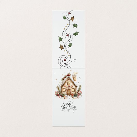 Gingerbrot, Küche Tree & Rezept Karte (Innenseite Aufgefaltet)