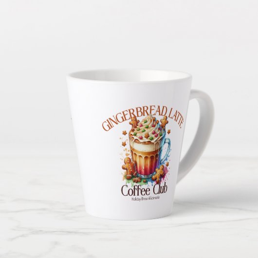 Gingerbrot Latte Coffee Club Milchtasse (Rechte Ecke)