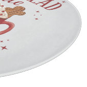 Gingerbrot Latte Coffee Club Schneidebrett (Ecke)