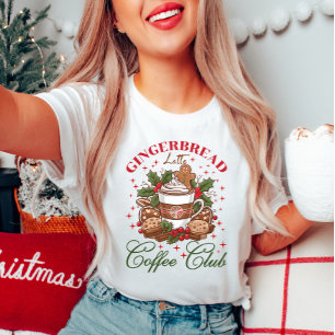 Gingerbrot Latte Coffee Club T - Shirt