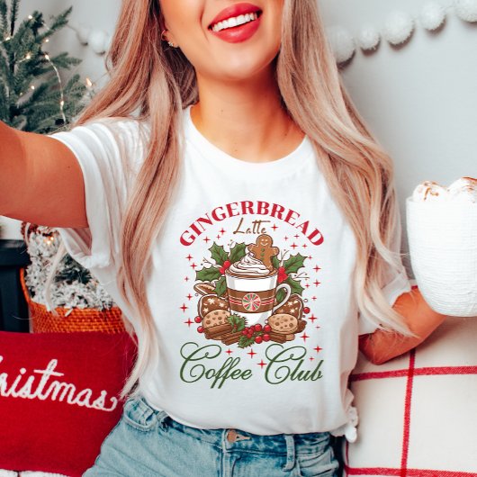 Gingerbrot Latte Coffee Club T - Shirt
