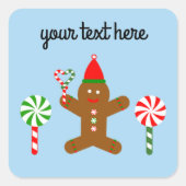 Gingerbrot Man #1 Stickers (Vorderseite)