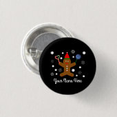 Gingerbrot Man #2 Button (Vorne & Hinten)