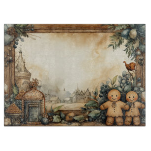 Gingerbrot Man #6 Kitchen Cutting Board Schneidebrett