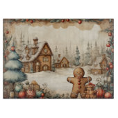 Gingerbrot Man #9 Küchenschneidebrett Schneidebrett (Vorderseite)