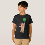 Gingerbrot man Christmas Balloon T-Shirt (Vorne ganz)