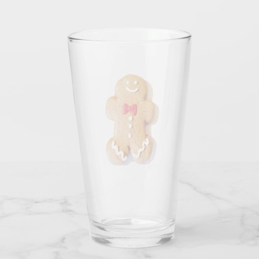 Gingerbrot Man Cookie Holiday 4Stella Glas (Rückseite)