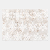 Gingerbrot Man Cookie Snowflake Holiday Baking Geschenkpapier Set (Vorderseite 2)