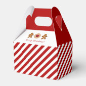 Gingerbrot man Holiday Cookie Favor Box Geschenkschachtel (Rückseite)