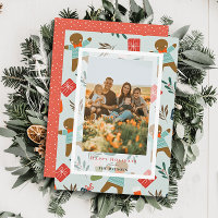 Gingerbrot Man Holiday Foto Card