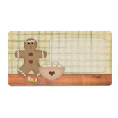 Gingerbrot Man Oops Label (Vorne)
