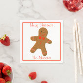 Gingerbrot Man Paper Napkins Serviette (Beispiel)