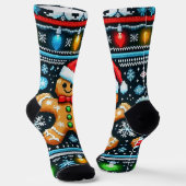 Gingerbrot man Sock Socken (Gewinkelt)