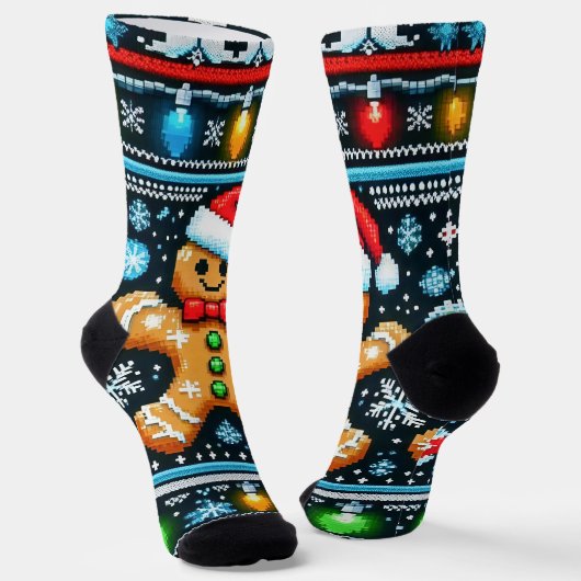 Gingerbrot man Sock Socken (Gewinkelt)
