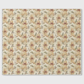 Gingerbrot Man Wrapping Paper Geschenkpapier (Flach)