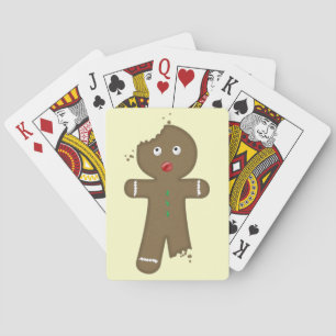 Gingerbrot-Mann Spielkarten